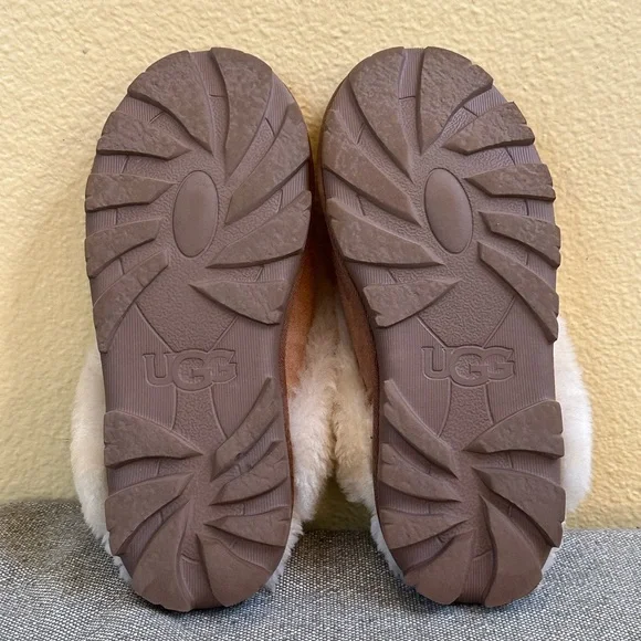 UGG Chestnut “Coquette” Shearling Slipper Size 6 - Picture 6 of 8